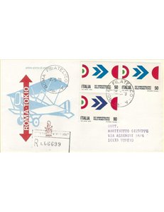 ITALIA 1970 FDC (Venetia) Volo Roma-Tokio racc