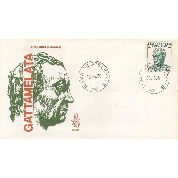ITALY 1970 FDC (Venetia) Gattamelata rm