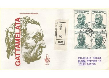 ITALY 1970 FDC (Venetia) Gattamelata racc
