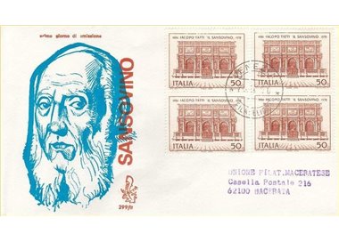 ITALY 1970 FDC (Venice) Sansovino collection