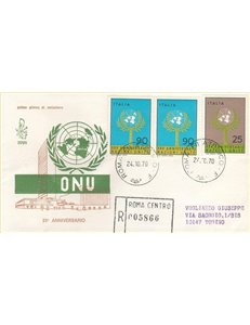 ITALY 1970 FDC (Venice) UN Anniversary collected