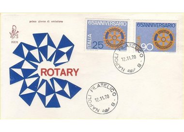 ITALIA 1970 FDC (Venetia) Rotary