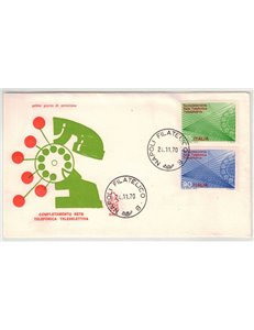 ITALIA 1970 FDC (Venetia) Rete teleselettiva