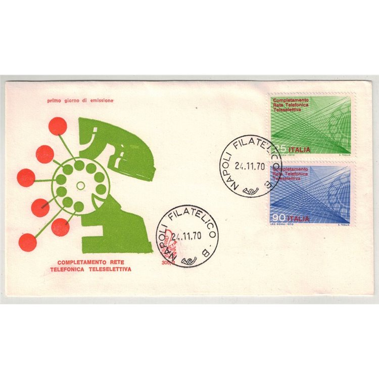 ITALY 1970 FDC (Venice) Television network