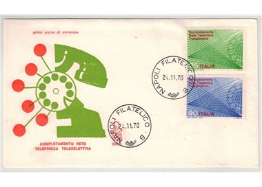 ITALIA 1970 FDC (Venetia) Rete teleselettiva