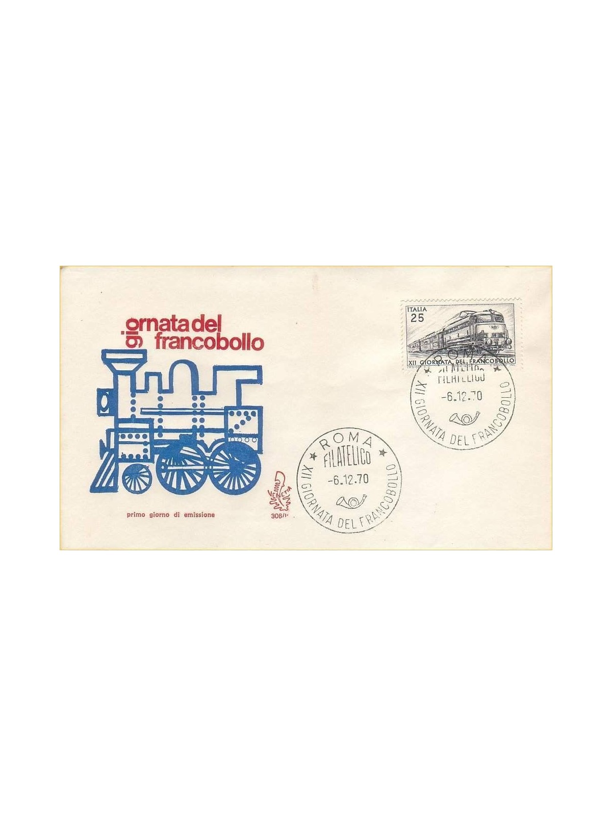 ITALY 1970 FDC (Venice) Stamp Day rm