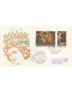 ITALIA 1970 FDC (Venetia) Natale racc