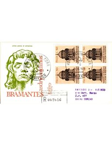 ITALIA 1971 FDC (Venetia) Tempietto Bramante racc