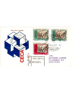 ITALY 1971 FDC (Venice) Twentieth anniversary of the CECA collected