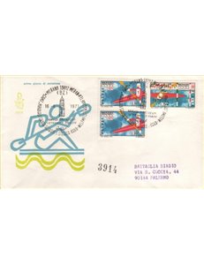 ITALY 1971 FDC (Venice) Canoe Championships