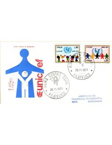 ITALY 1971 FDC (Venice) Anniversary Unicef ord