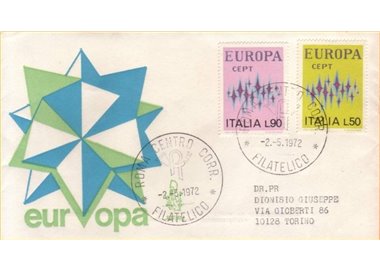 ITALIA 1972 FDC (Venetia) Europa Cept rm