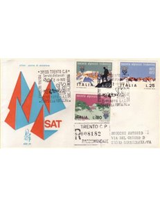 ITALIA 1972 FDC (Venetia) Alpinisti Tridentini racc tn