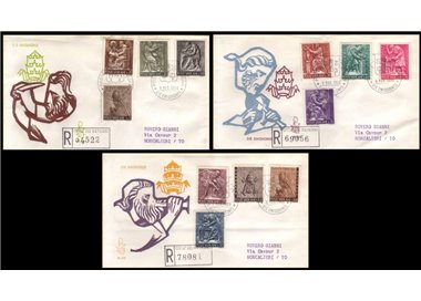 VATICANO 1966 FDC (Venetia) Arte e Mestieri rac