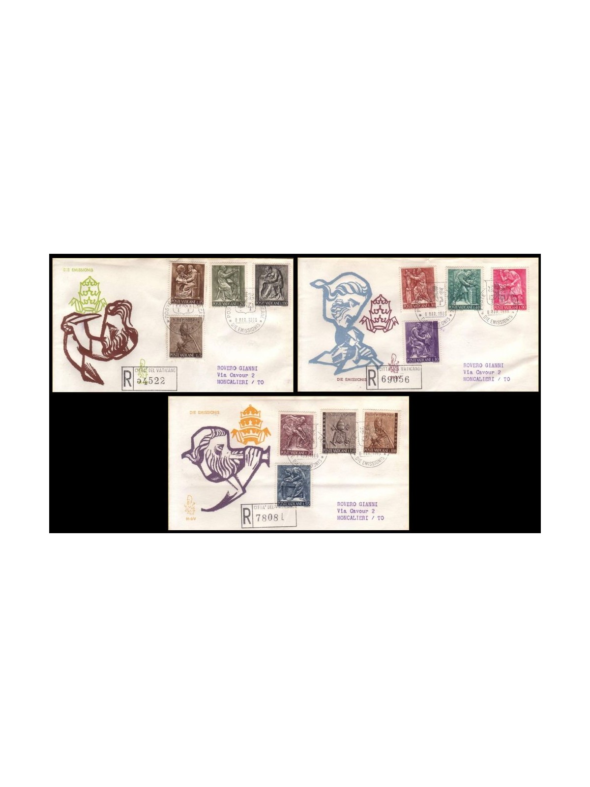 VATICANO 1966 FDC (Venetia) Arte e Mestieri rac