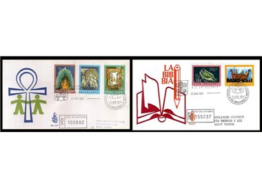 VATICANO 1974 FDC (Venetia) La Bibbia rac