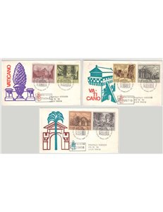 VATICANO 1976 FDC (Venetia) Fontane e Vedute rac
