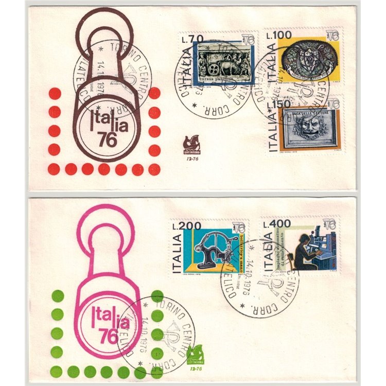 ITALY 1976 FDC (Bucintoro) Philatelic Exhibition