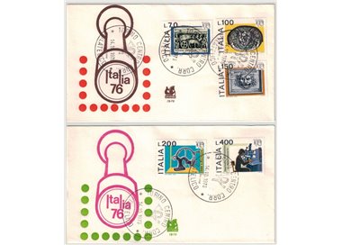 ITALY 1976 FDC (Bucintoro) Philatelic Exhibition