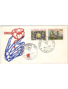 ITALIA 1977 FDC (Bucintoro) Campagna antidroga