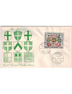 ITALY 1966 FDC (Filagrano) Union of Veneto