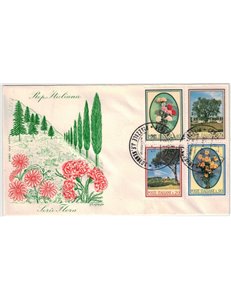ITALIA 1966 FDC (Filagrano) Flora