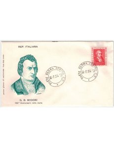 ITALIA 1964 FDC (Filagrano) Giambattista Bodoni