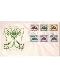 FDC VATICAN 1968 Postage Due 1 Envelope Filagrano