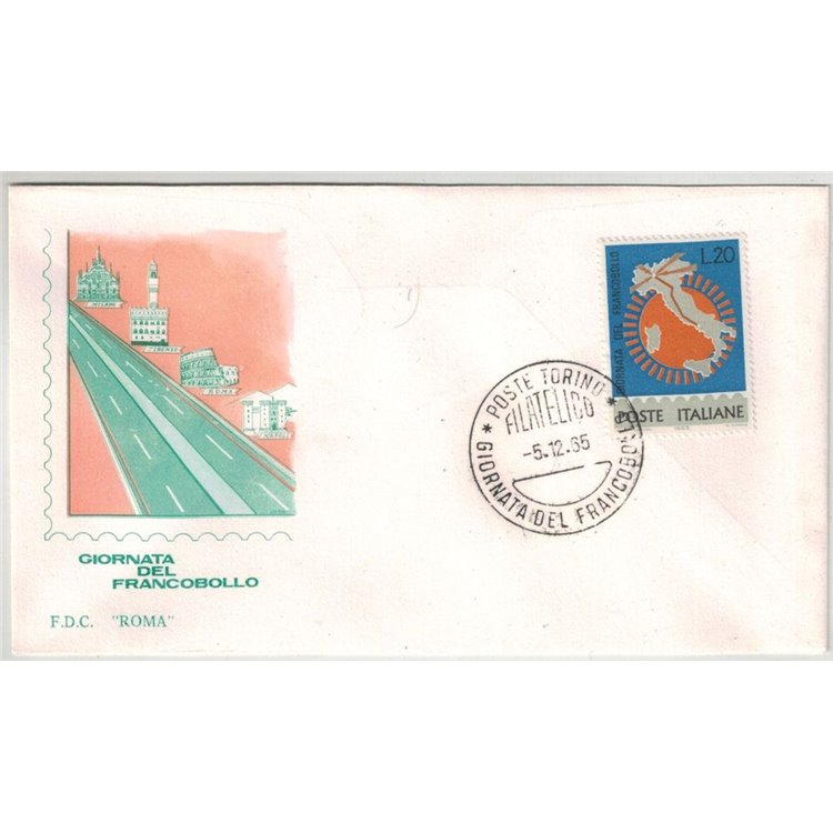ITALIA 1965 FDC (Roma) Giornata del francobollo