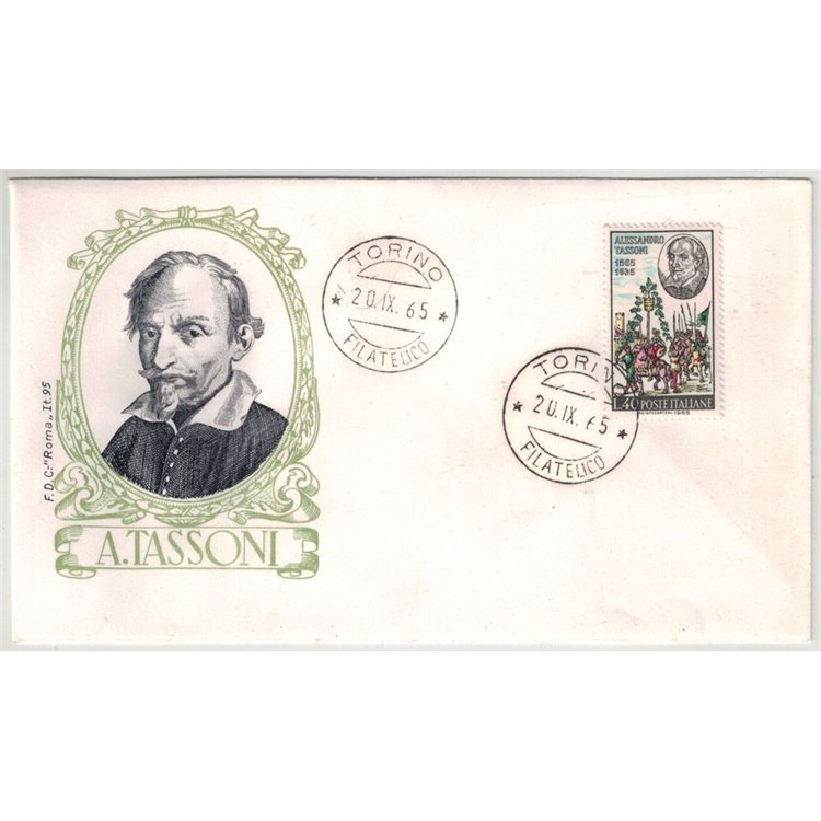 ITALY 1965 FDC (Rome) Alessandro Tassoni