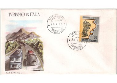 ITALY 1966 FDC (Rome) Tourist propaganda