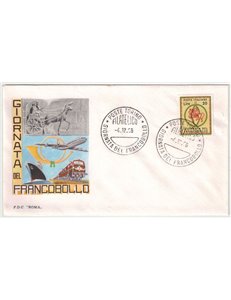 ITALY 1966 FDC (Rome) Stamp Day