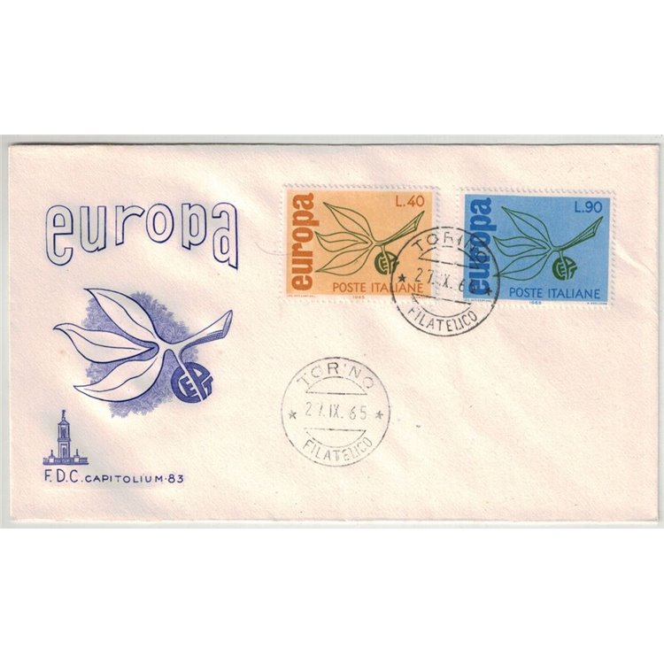 ITALY 1965 FDC (Capitolium) Europe