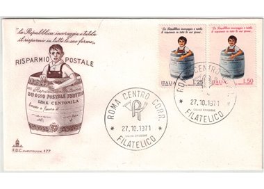 ITALIA 1971 FDC (Capitolium) Risparmio postale