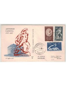 ITALIA 1957 FDC (Ala) FDC (Ala) Antonio Canova