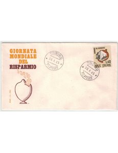 ITALIA 1965 FDC (Sole) Giornata del risparmio