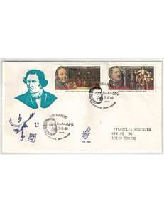 SAN MARINO 1992 FDC (Venice) Gioachino Rossini