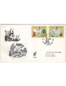 SAN MARINO 1992 FDC (Venice) Colombian Celebrations