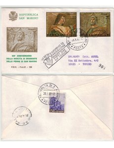 FDC SAN MARINO 1969 Bramante 1 Busta FAIP