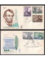 SAN MARINO 1959 FDC (Venetia) Abramo Lincoln