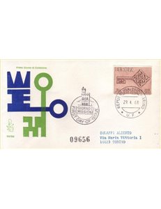 SAN MARINO 1968 FDC (Venetia) Europa racc