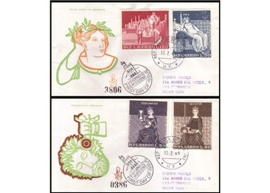 SAN MARINO 1969 FDC (Venetia) Ambrogio Lorenzetti racc