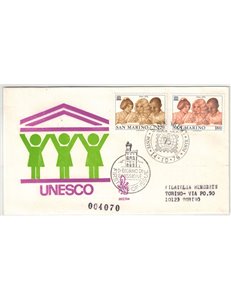 SAN MARINO 1976 FDC (Venice) Unesco collection