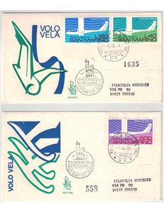 SAN MARINO 1974 FDC (Venice) Gliding collected