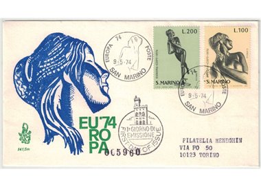 SAN MARINO 1974 FDC (Venice) Europe collection