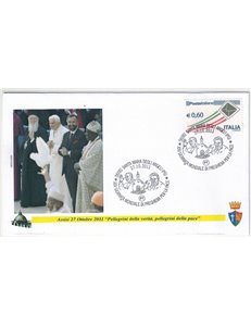 FDC 2011 Assisi, pilgrims for peace 1 Geocover envelope