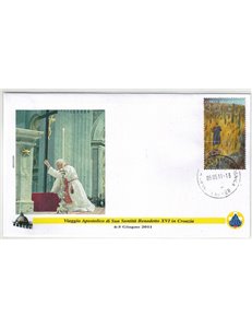 FDC 2011 Pope Benedict XVI's trip to Croatia, Zagreb 05-06-2011