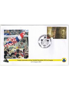FDC 2011 Pope Benedict XVI's trip to Croatia, Zagreb 04-06-2011
