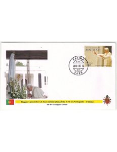 FDC 2010 Pope Benedict XVI's trip to Portugal, Fatima