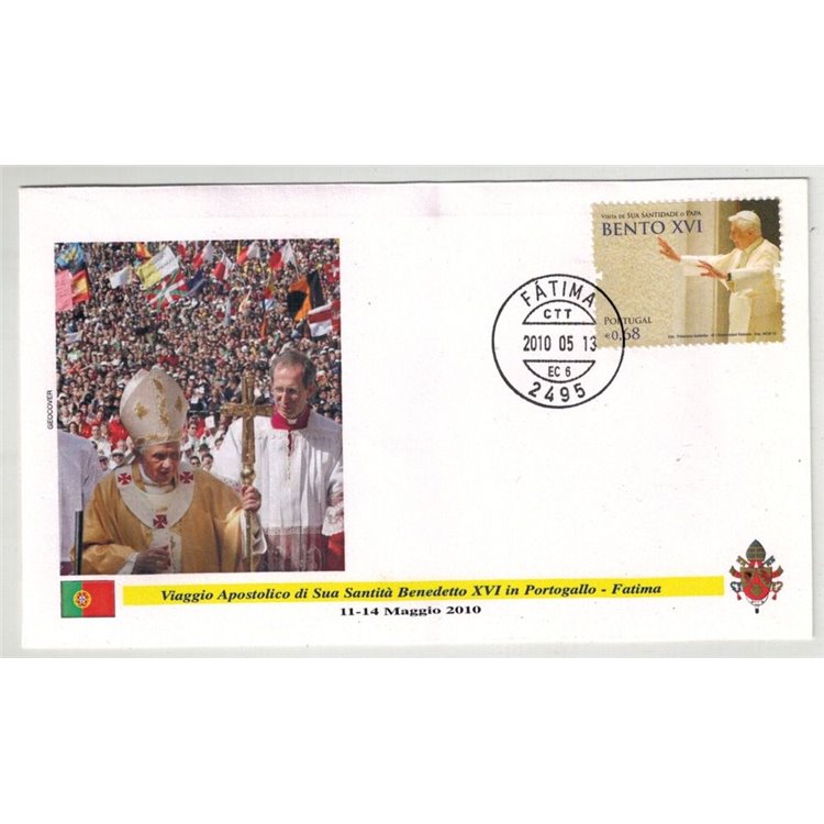 FDC 2010 Pope Benedict XVI's trip to Portugal, Fatima, May 13, 2010
